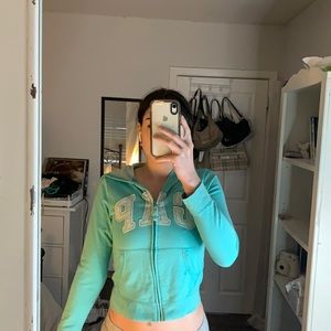 gap zip up hoodie xs